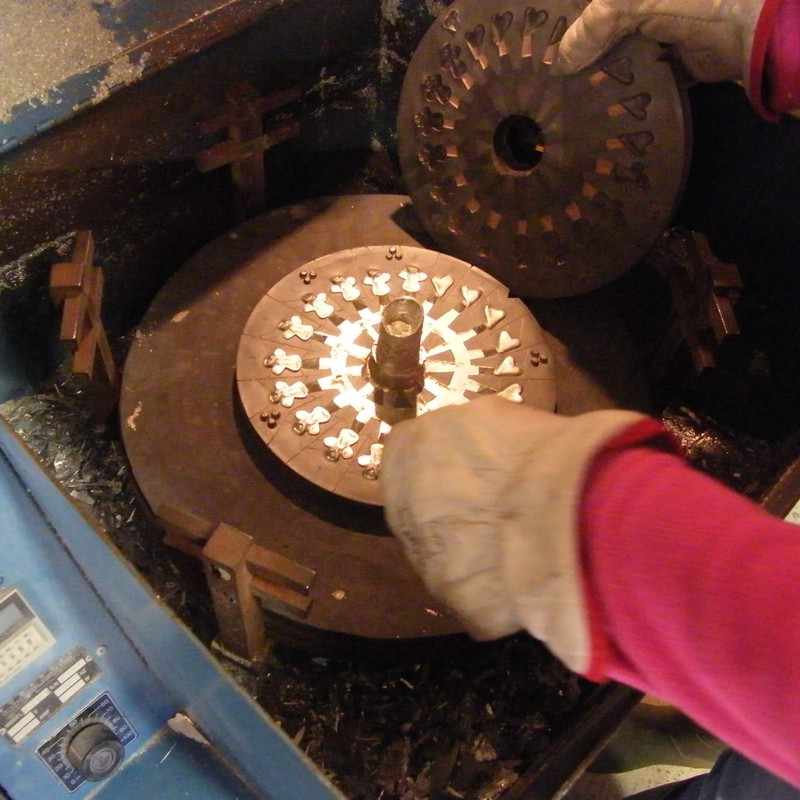 William Sturt Hand Cast Pewter Bat Brooch, Pewter