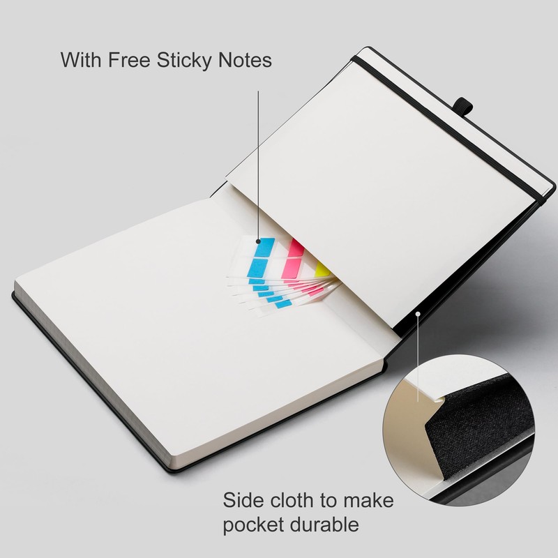 EMSHOI Graph Paper Notebook 8.5 x 11, 192 Pages Hardcover