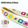 ZANZER Cotton Guitar Strap | Jacquard Crochet Design & Adjustable