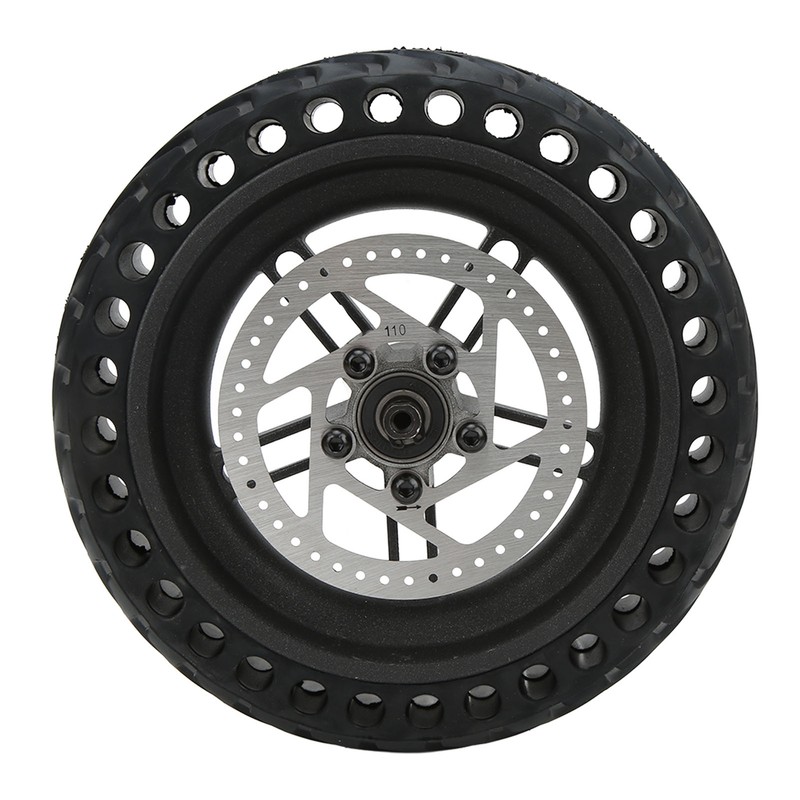 Scooter Rear Wheel Assembly 8.5in Solid Tire Wheel Hub 110mm