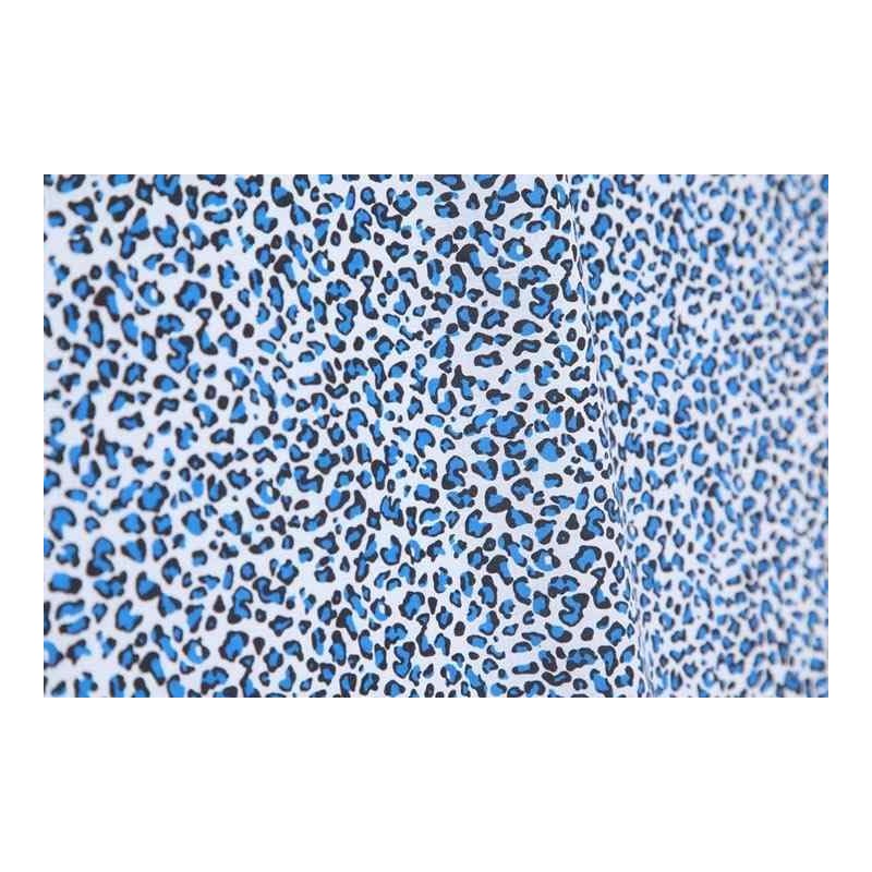 CraftsFabrics 5pcs Leopard Print Fabric Squares Animal Print 25x25cm Wide
