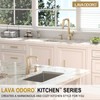 Champagne Gold Soap Dispenser for Kitchen Sink, Lava Odoro Built
