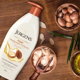Jergens Crema Corporal Restauradora Profunda con Aceite de Argán, 400ml                                                                               