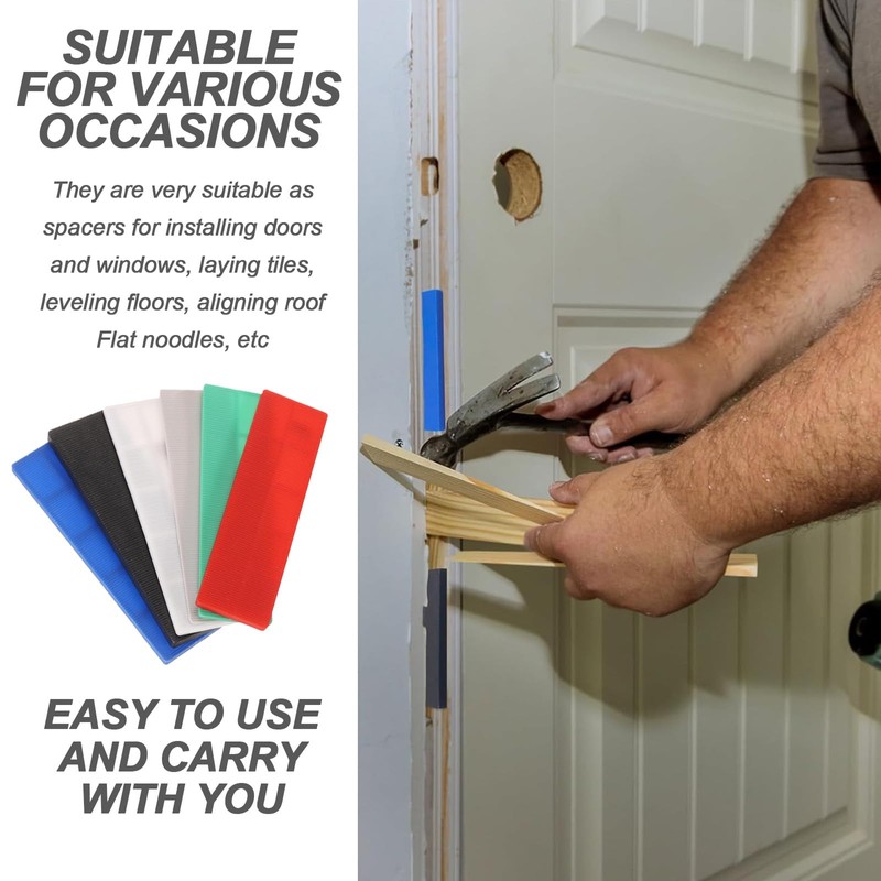 Pack of 66 Plastic Underlay Plates, 100 x 28 mm
