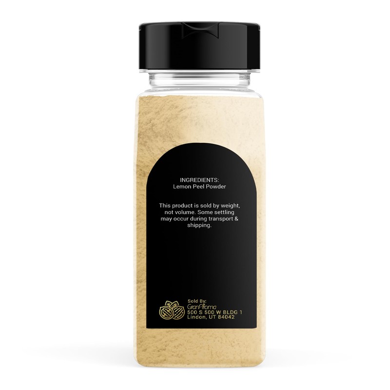 Granaroma Lemon Peel Powder, Tart & Flavorful, Pure Powder (11.5