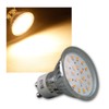 LED Spotlight GU10 "40 SMD, 120 °, 3000 K, 280