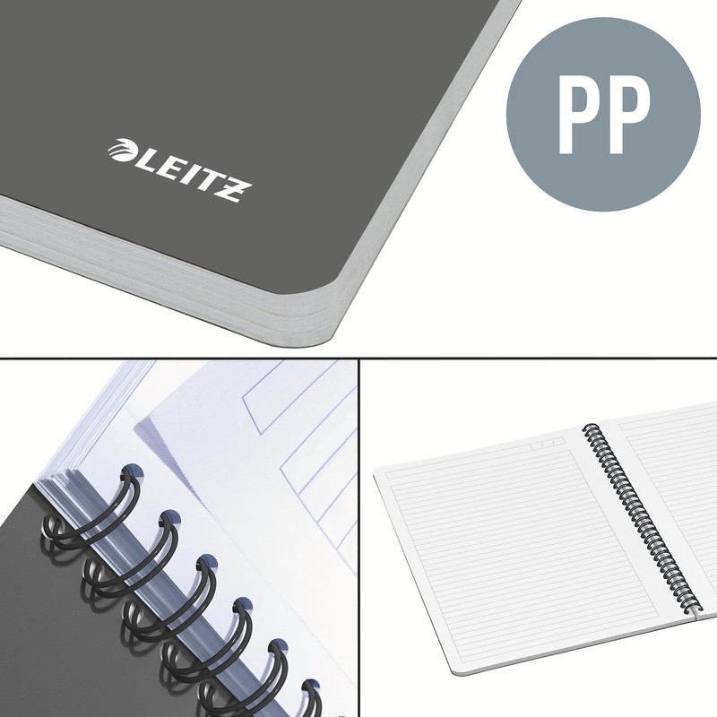 Leitz Office College Pad - A5 Lined Notebook with PP