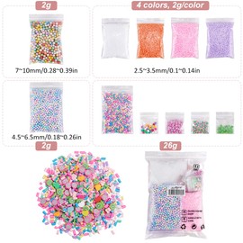 SOFPLATE 38G Small Color Foam Beads Mini Foam Balls Rainbow Assorted Tiny Smooth Round Ball Craft Bead Filling Accessories for Art Vase Filler Bean Bag Crafts DIY Wedding Holiday Party Decorations