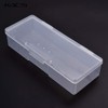 KADS Clear Plastic Nail Storage Box Empty Manicure Accessories Decoration