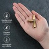 LEONTOOL 2 Pcs Brass Barb Tee Fitting 3/8"(10mm) ID Hose