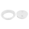 Terisass Deck Plate 4 Inch ABS Hatch Lid White Round