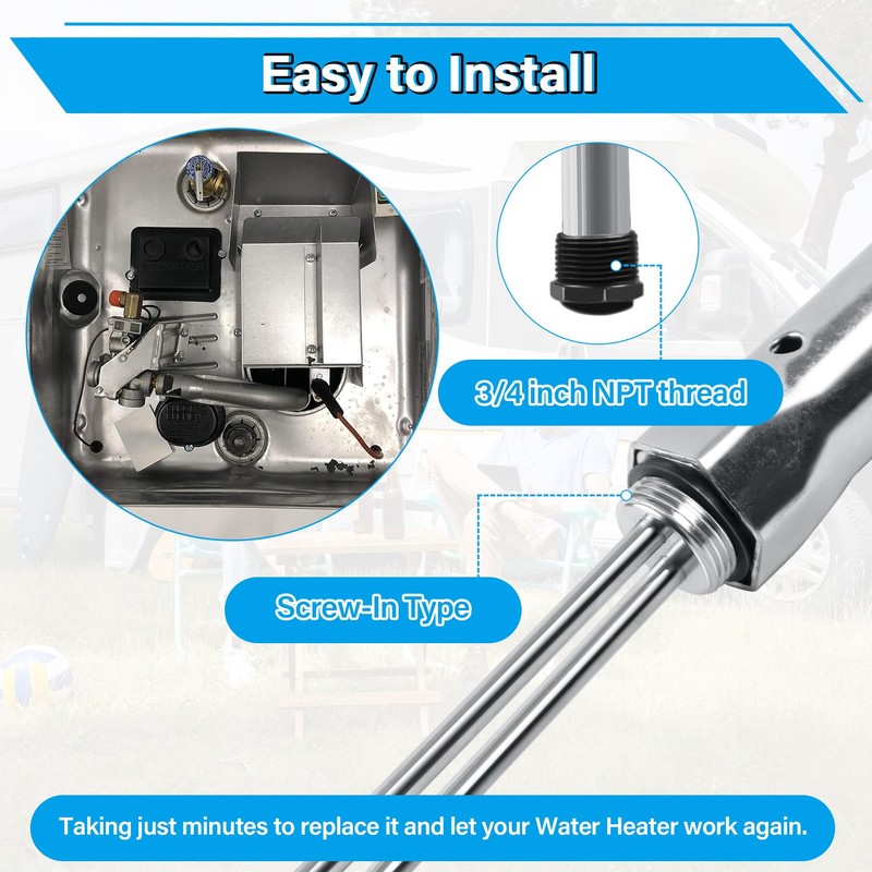 RV Water Heater Elements Kit Compatible with Suburban Water Heater