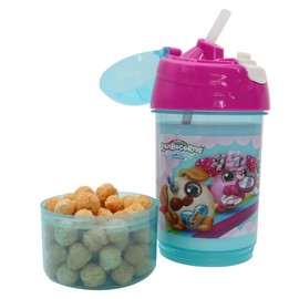 Rainbocorns Sip n’ Snack 2 in 1 Grab and Go Water Bottle for kids (380 ml + 180 ml)