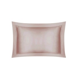 100% Pure Mulberry Silk 26 Momme Charmeuse Silk Pillowcase Oxford Border With Cotton underside stop Slipping to fit 50cm x 75cm plus Frill- 1pc Hypoallergenic- RRP £45 (Vintage Pink)