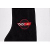 AFM NEW! FLOOR MATS 1984-1996 Corvette With Embroidered Circle Red