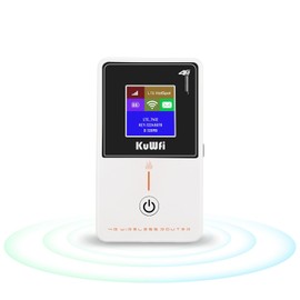 KuWFi High Speed 4G LTE Router, 4g Wireless Router with sim Card Slot and 5dBi Antennas Suitable for for Bell/Rogers/Virgin in Canada
