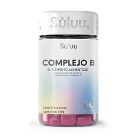 Súluu Complejo B | Gomitas Vitaminadas, Energía y Vitalidad, Sistema Nervioso Saludable, Salud Cerebral y Concentración, Metabolismo Activo | 60 Gomit