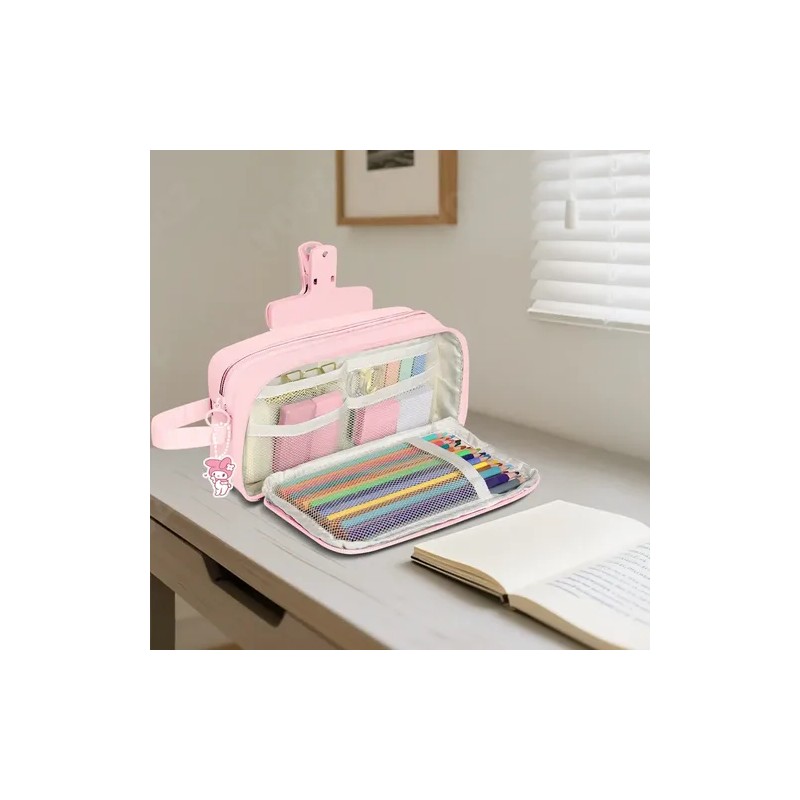 Estuche De Lapicera Gran Capacidad Pencil Case Organizadora