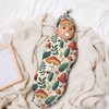 Jarverce Mushroom Swaddle Blanket, Colorful Unisex Baby Stuff, Soft Sleeping