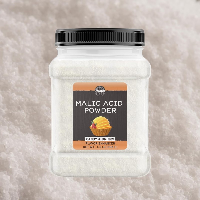 Birch & Meadow Malic Acid Powder, Flavor Enhancer, Sour Candies
