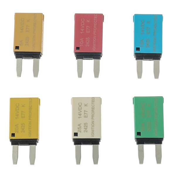 BOJACK ATM Auto Reset Fuse Low Profile Mini Blade Fuses