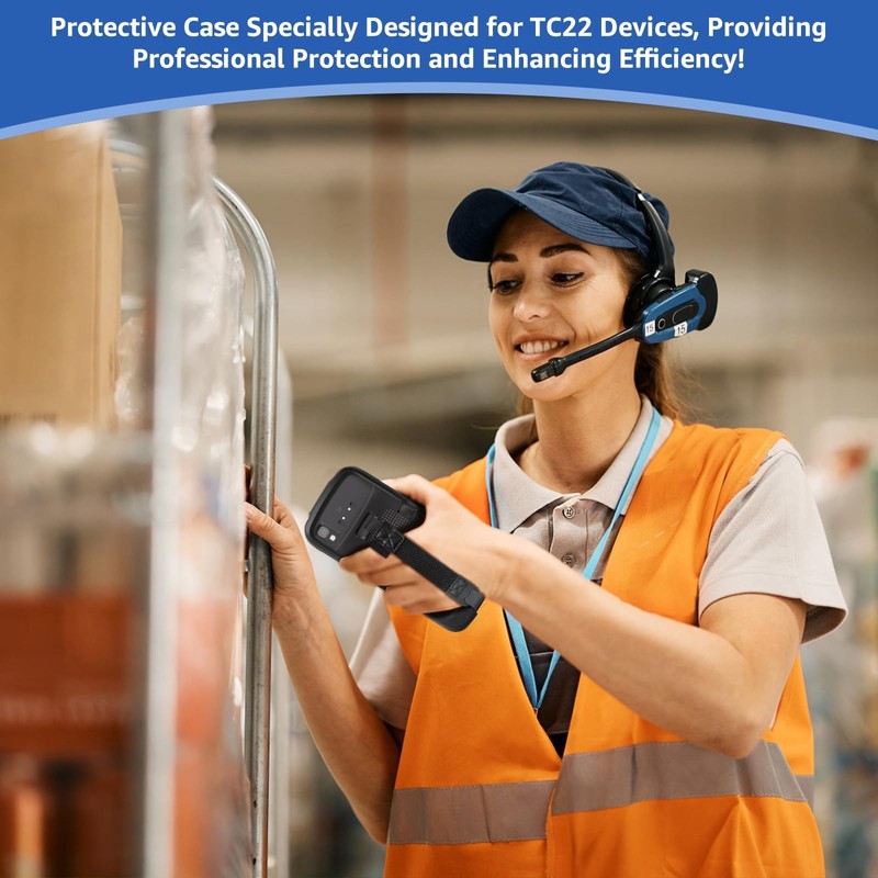 Rugged Case for TC22,Protective Bumper Case Cover Rugged Boot for