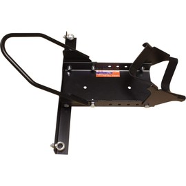 MotoBrackets Heavy-Duty Steel Black Motorcycle Front Wheel Chock