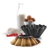Lacor-68810-BRIOCHE MOULD ALUM. NON-STICK 10 CMS.