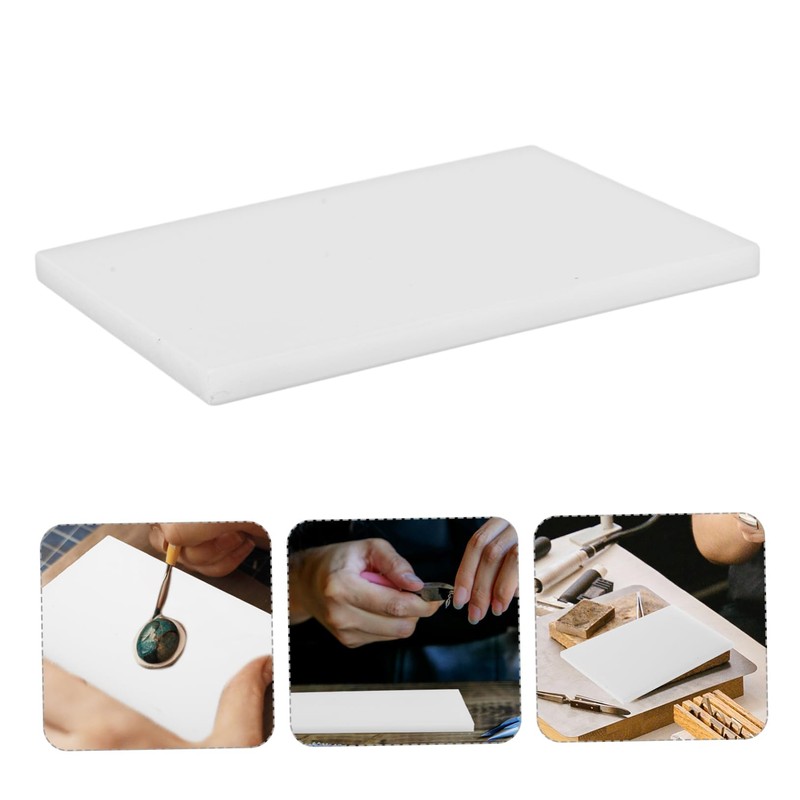 TEHAUX Jewelry Crafting Pad PU Stamping Board for DIY Jewelry