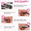 DIY Eyelash Extensions Set, 8-16 mm, Mixed Fluffy Eyelashes, Individual