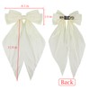 JOYRUBY 2PCS Hair Bows for Women, Big Hair Bows White
