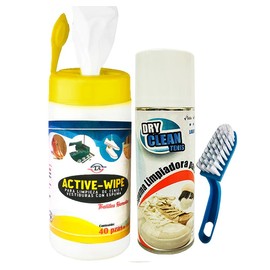 Espuma Limpiadora Para Tenis 250 Gr + Tubo Toallitas + Cepillo