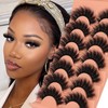 Mink Lashes Full Volume False Eyelashes 18mm Dramatic Faux Mink