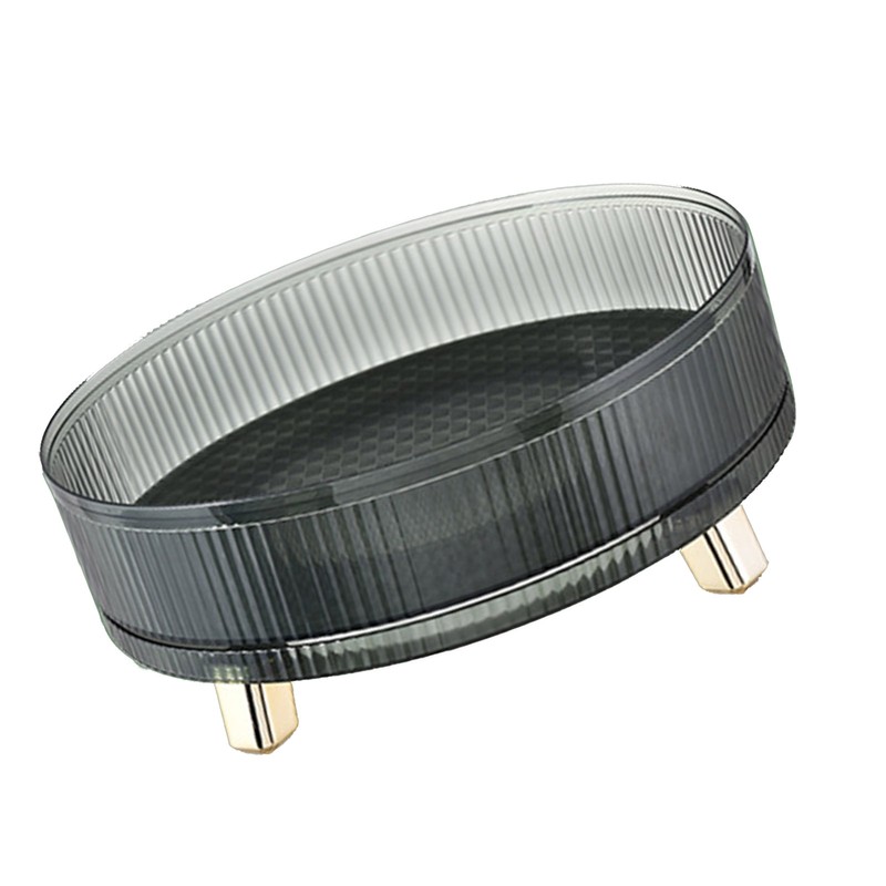 Storage Turntable 360 Degree Rotating Prevent Slip Stylish Organizer Tray