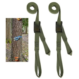 2pcs Hunting Climbing Stick Replacement Straps, Heavy Duty Treestand Stabilizer Straps Climbing Hunting Stand Straps Climbing Stick Accessories for Holding Climbing Tree Stand