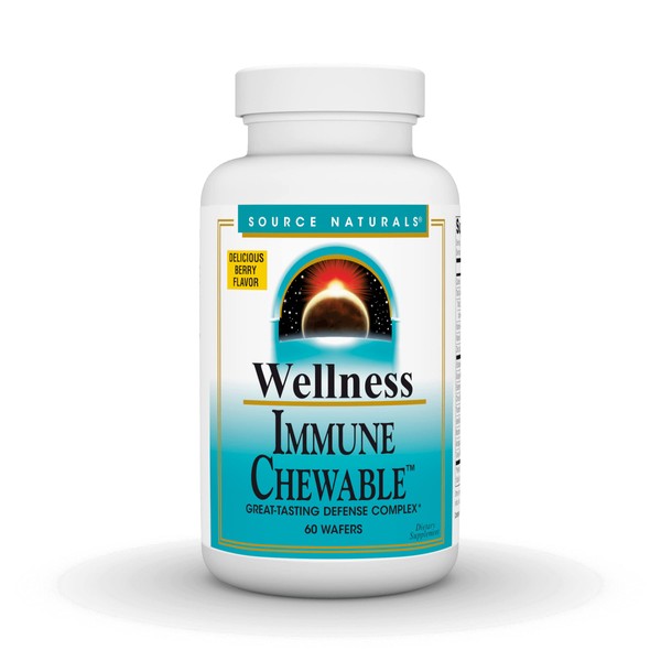 Source Naturals Wellness Immune Chewable, Great-Tasting Defense Complex