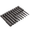 Fongmore 10Pcs 50mm 1/4 Inch Hex Shank S2 Steel Hex