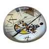Parastone Kandinsky Paperweight Glass Dome Modern PKAN1