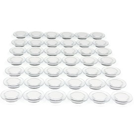 PYJLBX Magnets for Magnetic Board, Pack of 42 Magnets Strong, Fridge Magnets, Colourful Magnets, Fridge Magnet, Round Magnets, Transparent Whiteboard Magnets, Small, for Fridge Magnetic Wall, Pin