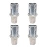 DuraSteel Adjustable Stainless Steel Bullet Feet for 1-5/8" O.D Tubing,