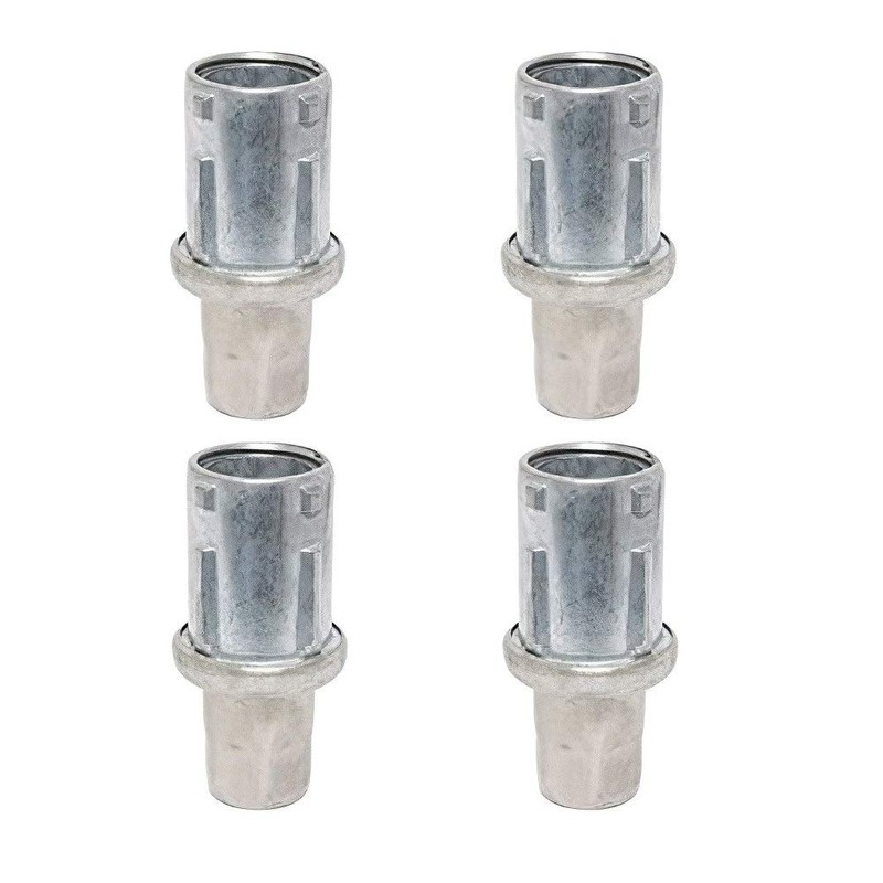 DuraSteel Adjustable Stainless Steel Bullet Feet for 1-5/8" O.D Tubing,