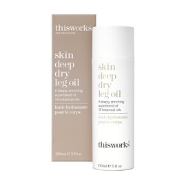 This Works Skin Deep Dry Leg Oil, Hydrating Body Moisturiser, 150ml