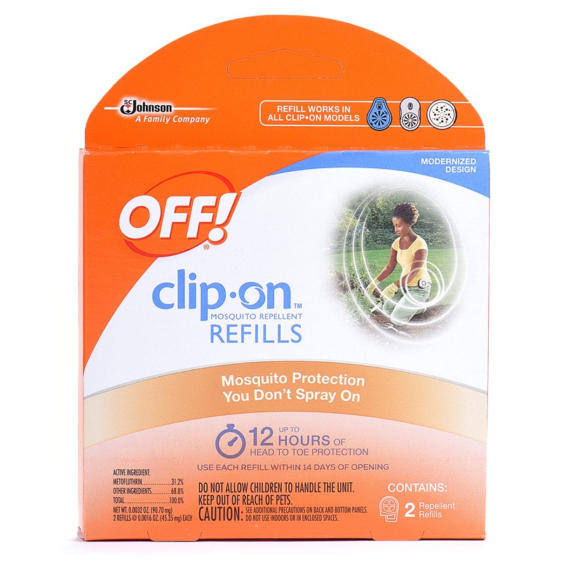OFF! Clip-On Mosquito Repellent Refill, Provides 12 Hours of Protection,