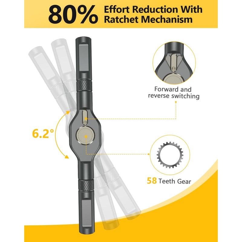 ORIA Ratchet Screwdriver Set, 42 in 1 Magnetic Screwdriver Sets