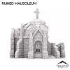 Tabletop Terrain Ruined Mausoleum - Fantasy Tabletop Terrain - 28mm