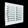 Fits 12x8 Duct Opening 1 Way Fixed Curved Blade Air