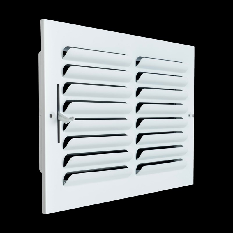 Fits 12x8 Duct Opening 1 Way Fixed Curved Blade Air