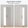 HOSOM 2 Pack 4 Inch Self Closing Door Hinges, Spring