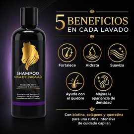 Shampoo Profesional Crecimiento Acelerado 1L | con Biotina, Colágeno y Queratina | Tratamiento Intensivo Anticaída y Densidad Capilar | Tamaño Familiar de Larga Duración