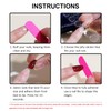 Square Easter Fake Nails Medium Press on Nails Gloss Acrylic